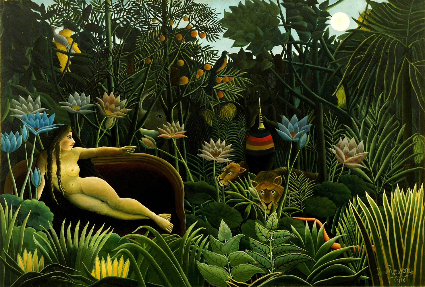 Henri Rousseau "Il sogno" 1910 Museum of Modern Art di New York