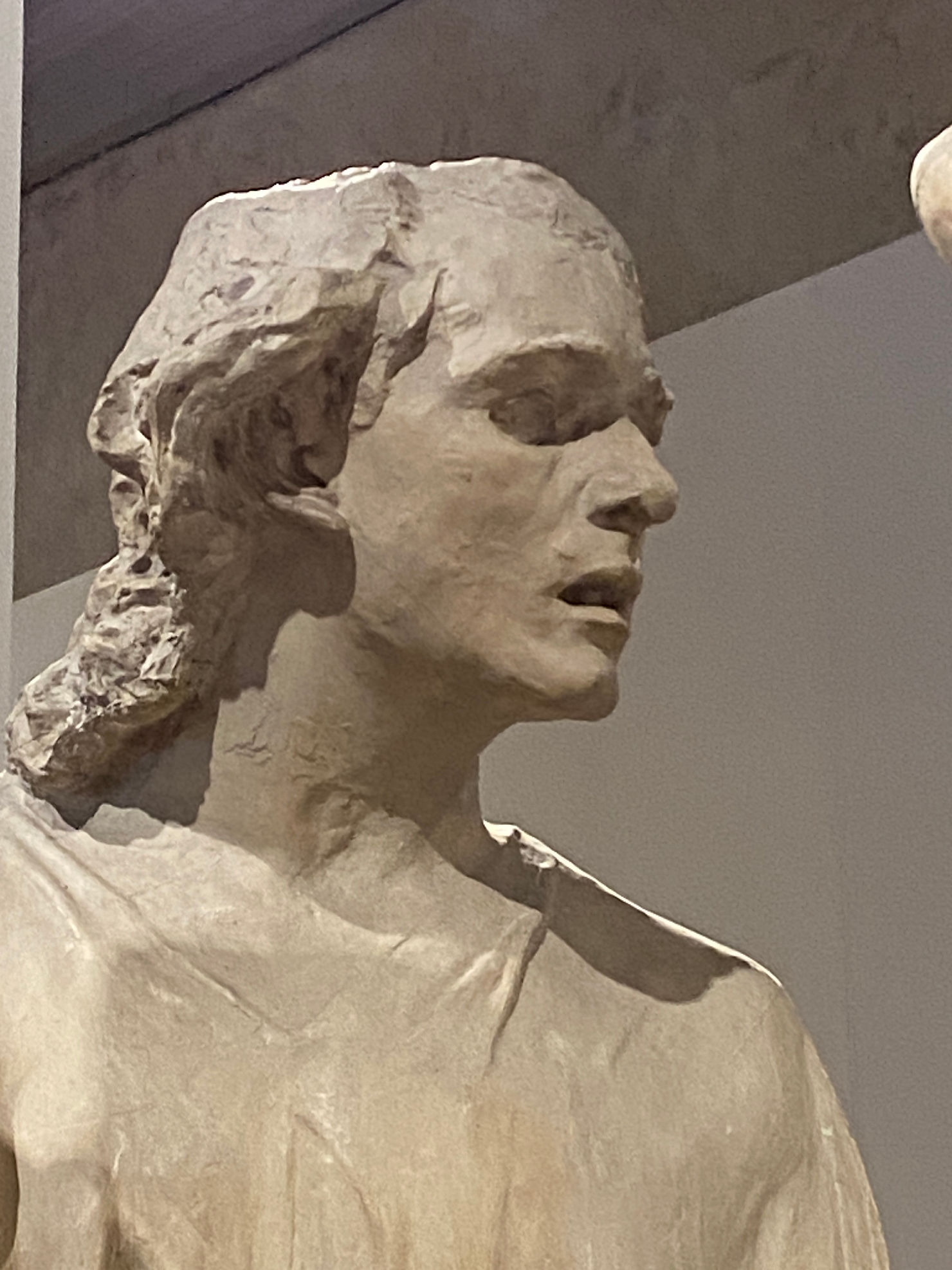 Auguste Rodin "I borghesi di Calais", 1889, gesso, cm 215x265x202. Acquisto alla Biennale, 1901. Galleria Internazionale d'Arte Moderna , Ca' Pesaro, Venezia.