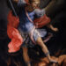 Guido Reni "San Michele Arcangelo" 1635 olio su seta, cm. 293x202 Chiesa dei Cappuccini Santa Maria della Concezione, Roma