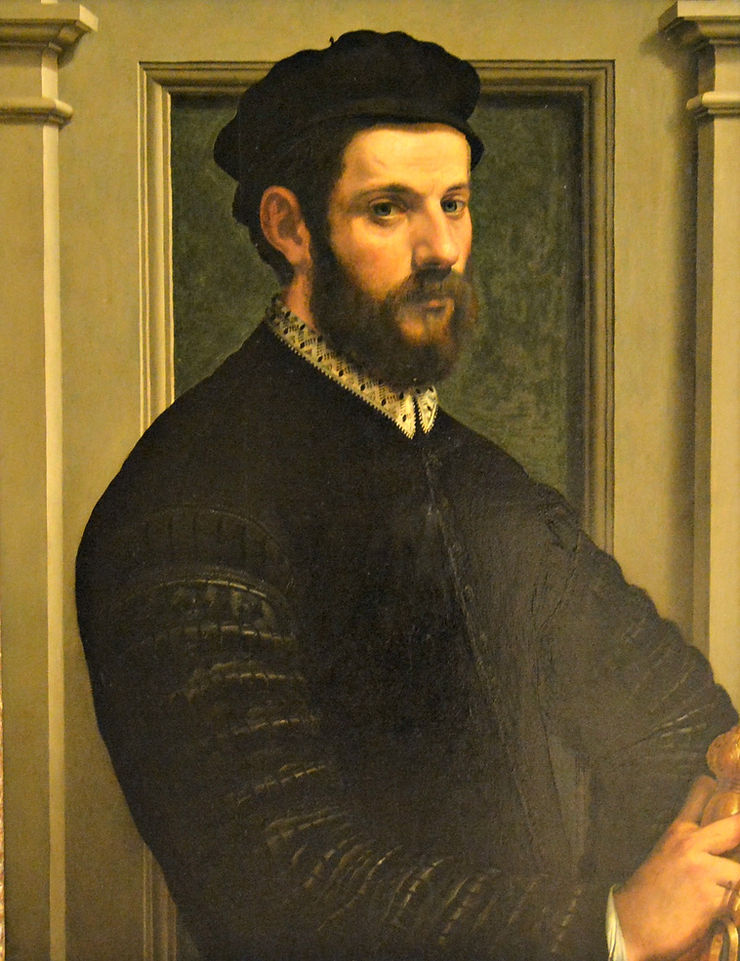 Autoritratto 1540-1549 di Francesco Salviati, Museo di Capodimonte, Napoli.