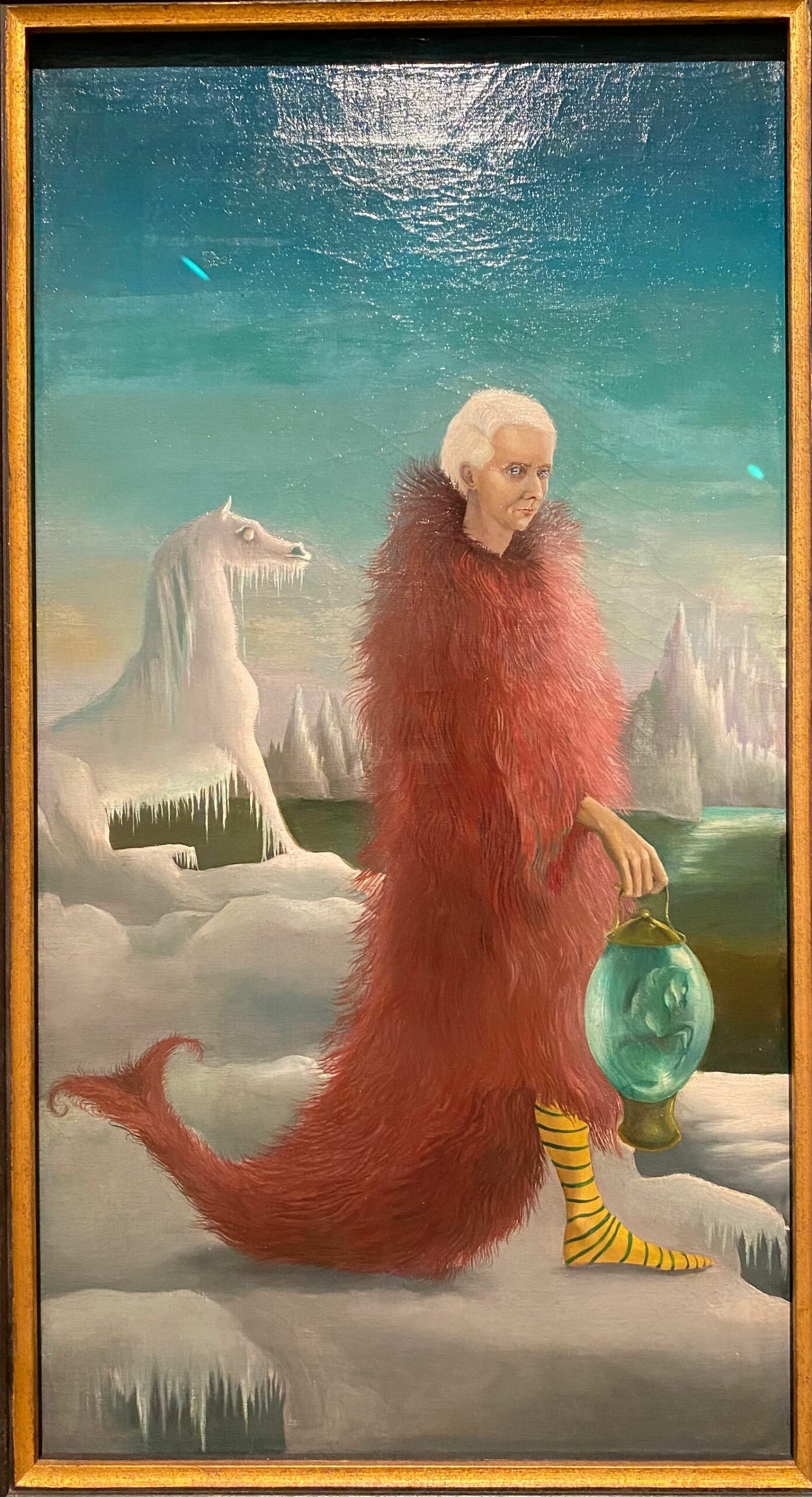 Leonora Carrington (1917-2011) "Ritratto di Max Ernst" ca. 1939, olio su tela. National Galleries of Scotland, Edinburgh.