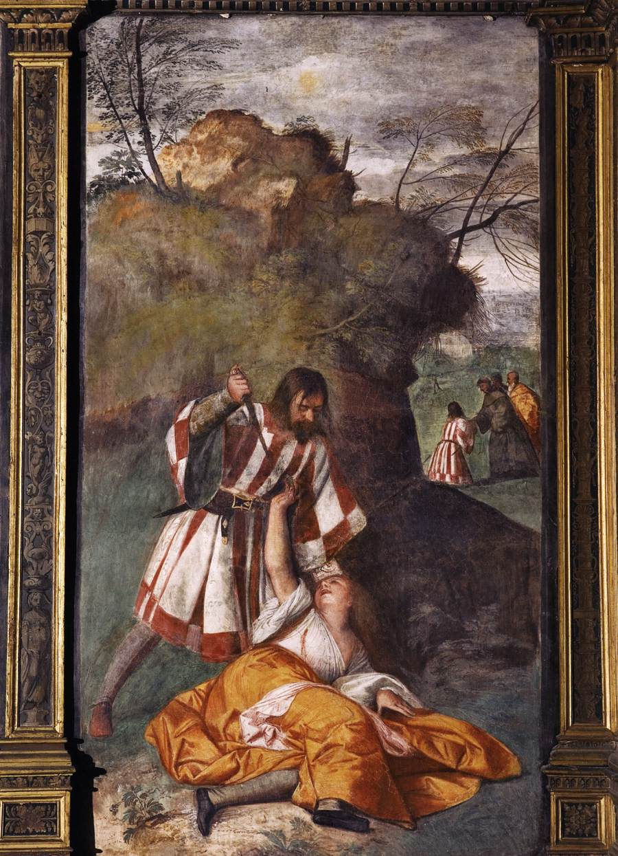 Tiziano Vecellio e Il miracolo del marito geloso