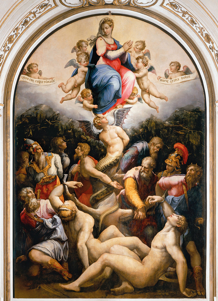 Giorgio Vasari,  Allegoria della Concezione, Chiesa dei SS. Apostoli e Biagio, Firenze