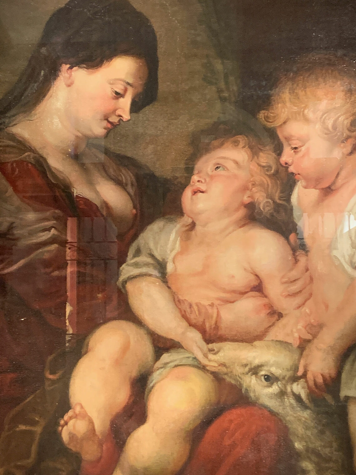 Pieter Paul Rubens "Madonna col Bambino e San Giovannino" Chiesa di Santa Maria del Giglio, Venezia.