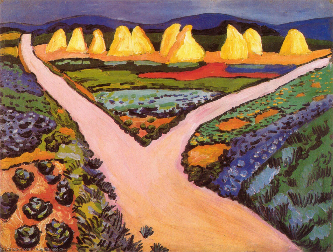 I "Campi di verdure" di Auguste Macke - Kunstmuseum, Bonn