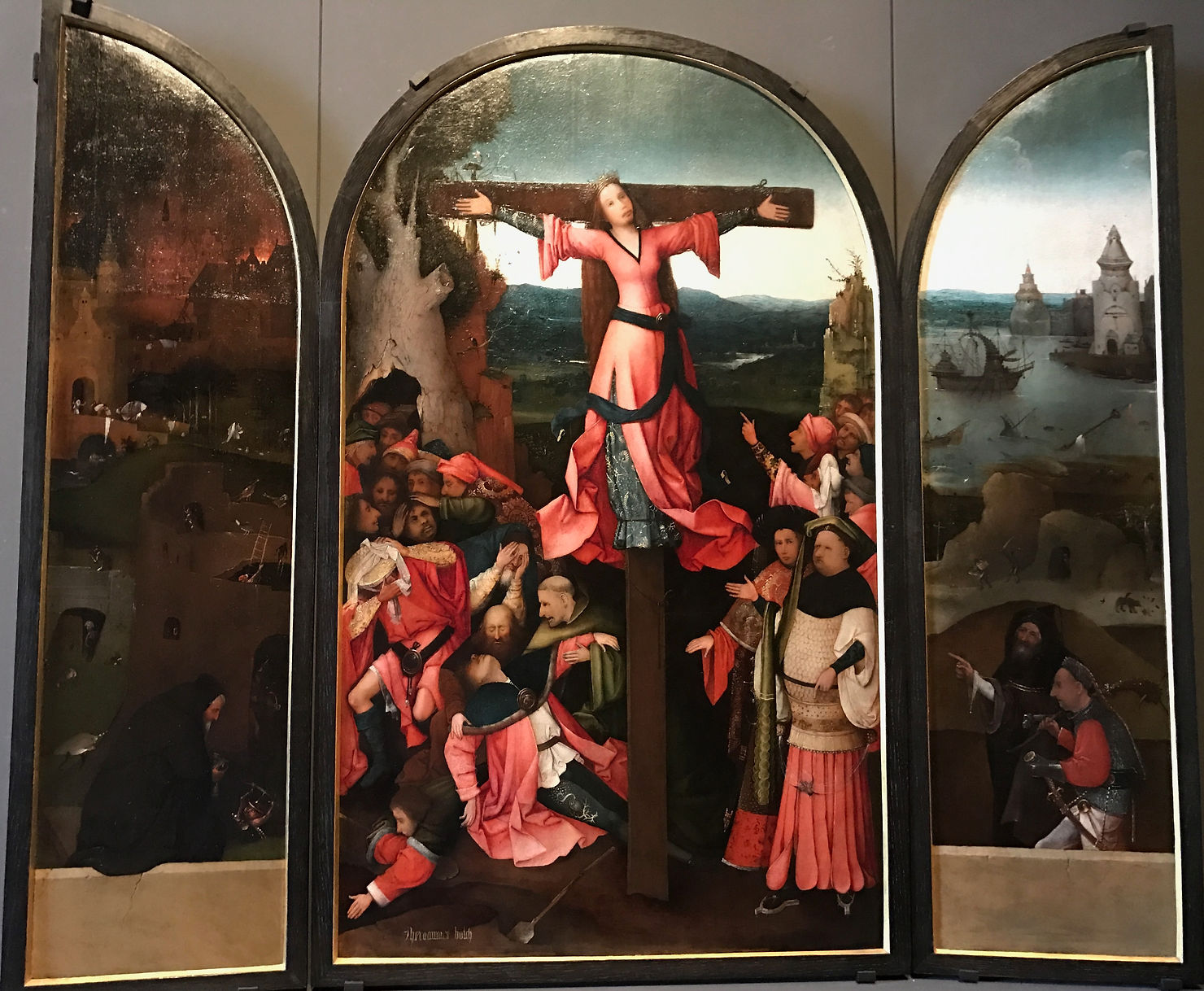 Jheronymus Bosch "Trittico di Santa Liberata" 1495-1505, olio su tavola. Gallerie dell'Accademia di Venezia