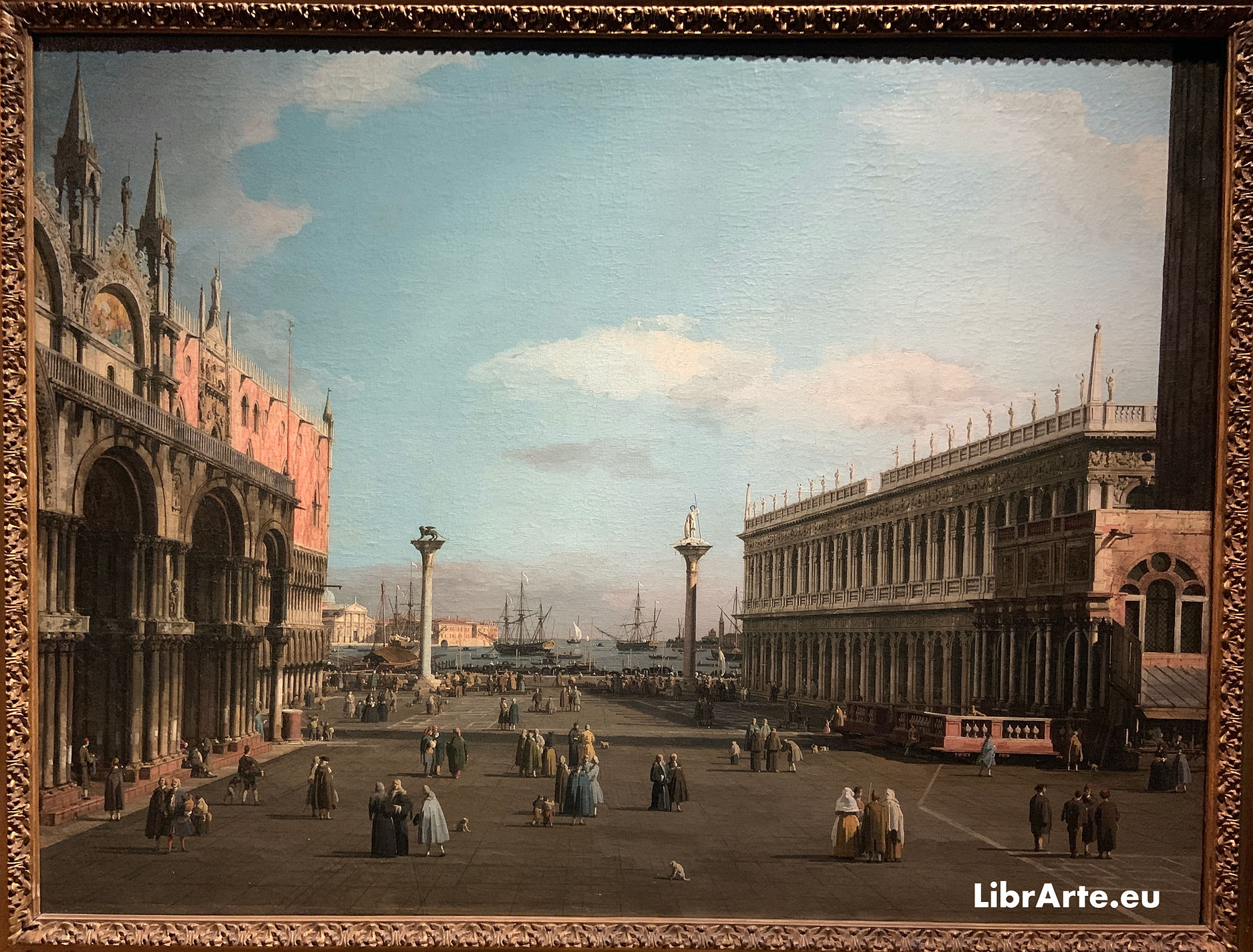 Piazzetta San Marco con la Loggetta e la Libreria, Antonio Canal detto il Canaletto